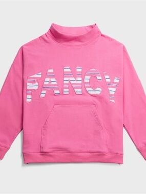 SHOP FANCY OVERSIZED FLEECE
POCKETCLOUD STRIPED MOCKNECK - VICE PINK